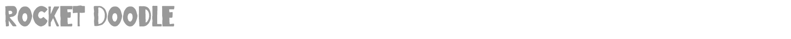 Rocket Doodle font preview